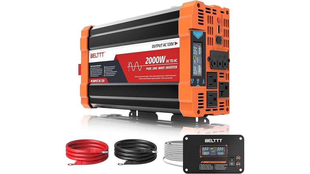 powerful pure sine inverter