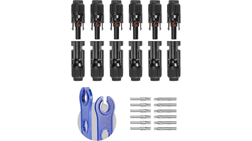 reliable solar connector set