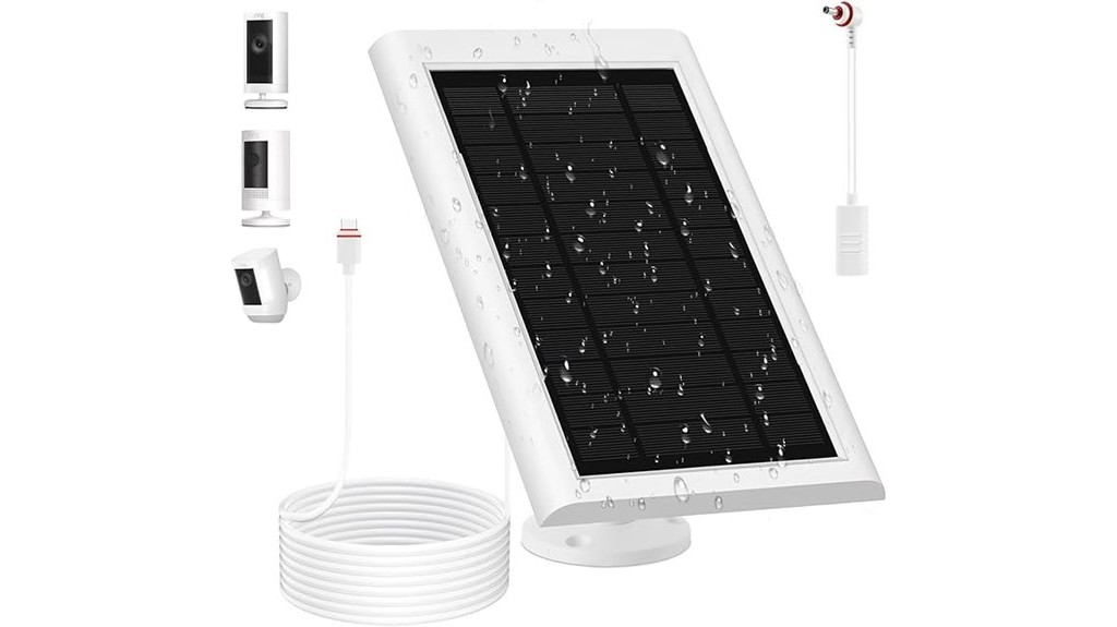 solar panel camera review