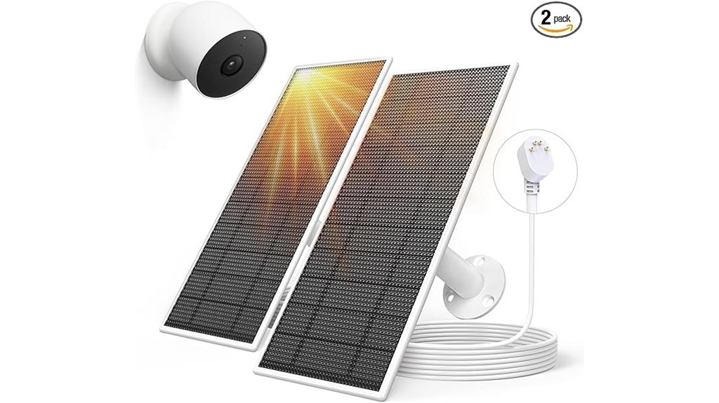 solar panel for cameras