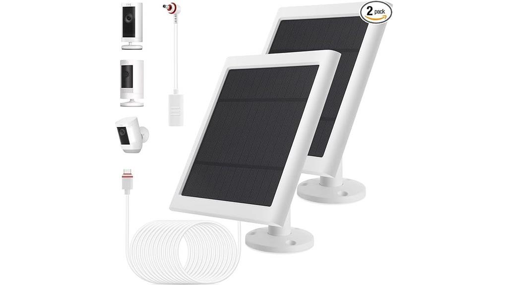 solar panel for ring