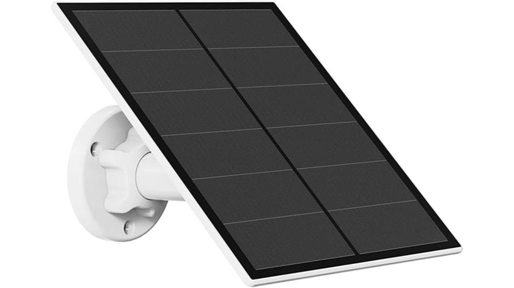 solar panel security camera