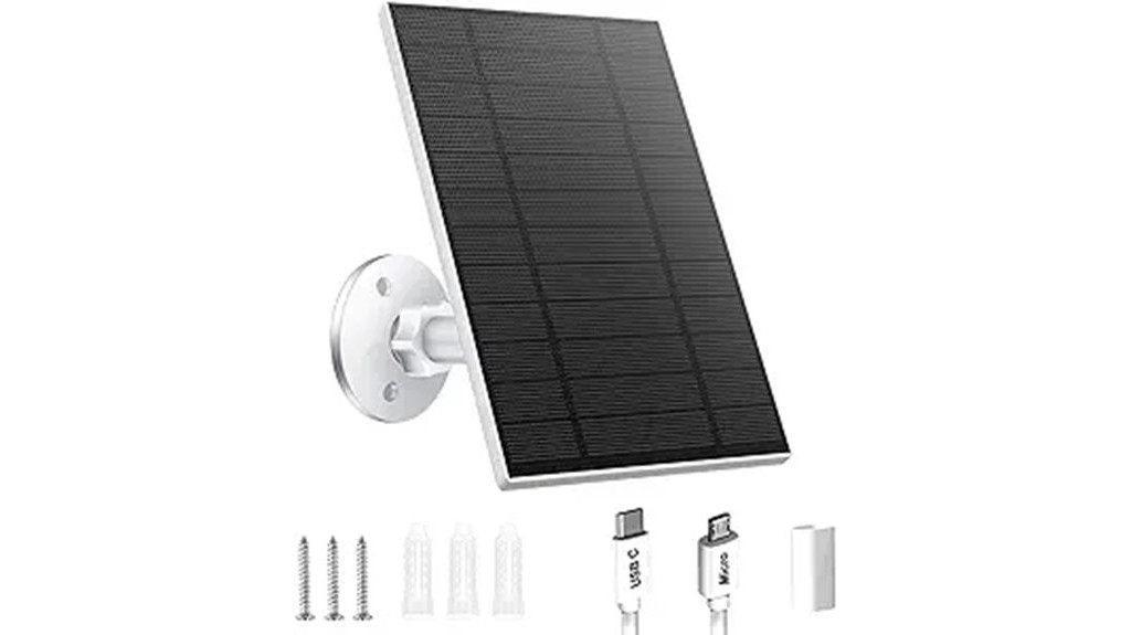 solar panels for cameras