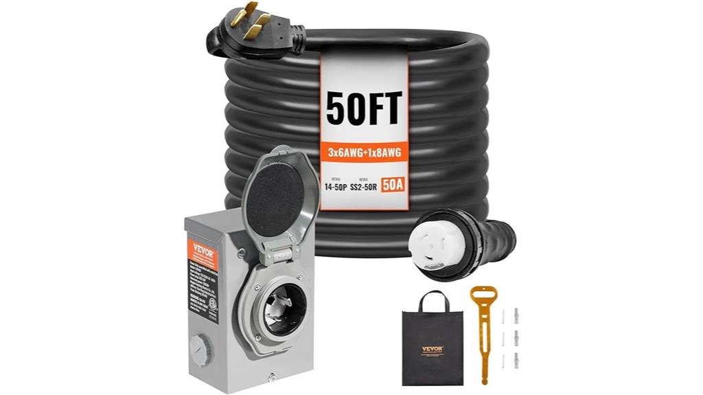 vevor generator cord review