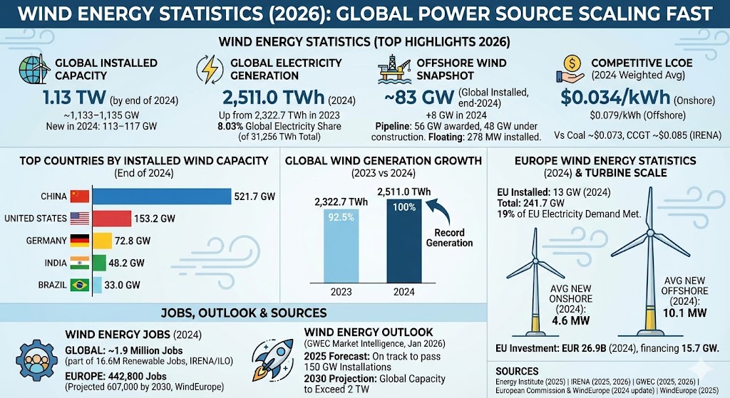 wind energy statistics
